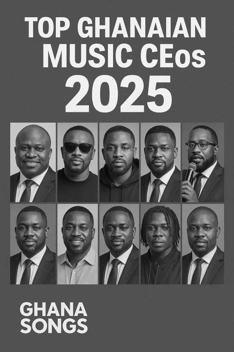 Top Ghanaian Music CEOs and Industry Leaders You Should Know in 2025