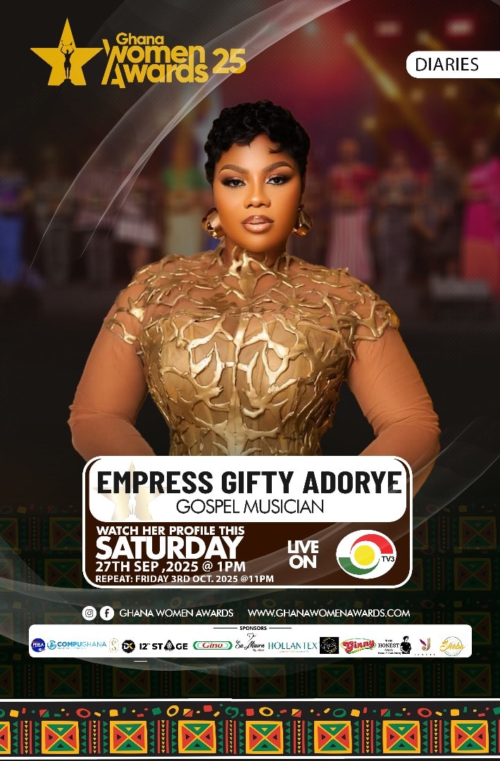 Empress Gifty Honoured, Influential & Rising in Ghana’s Gospel Scene