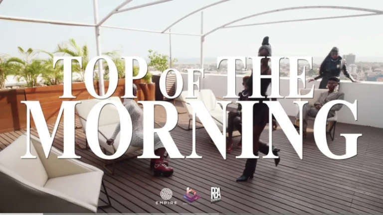 Black Sherif Top Of The Morning official video still