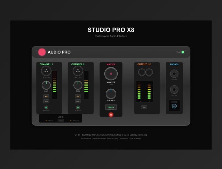 Top Audio Interfaces Every Home Studio Musician in Ghana Should Own
