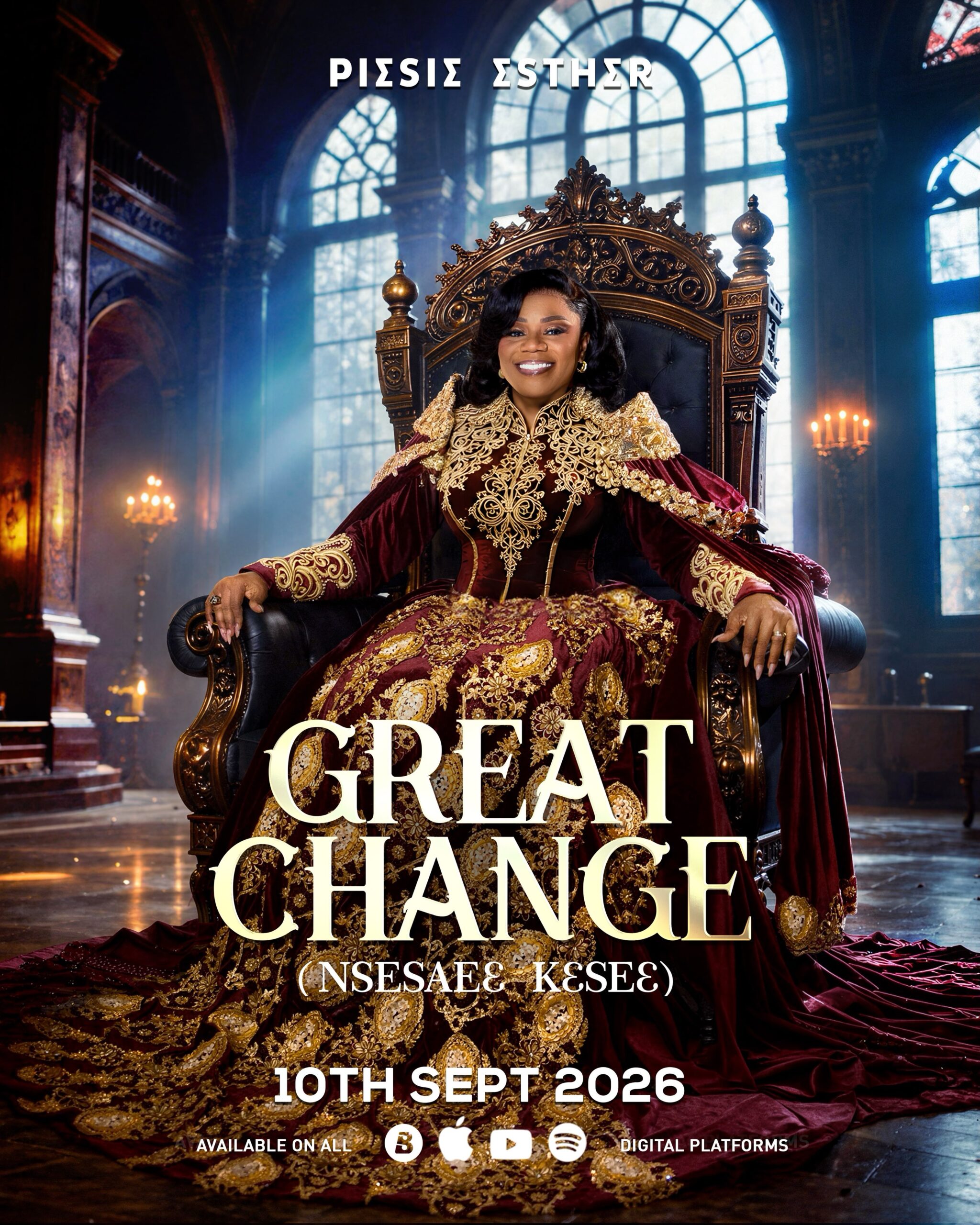Piesie Esther – Great Change (Nsesae Kese) Official Video