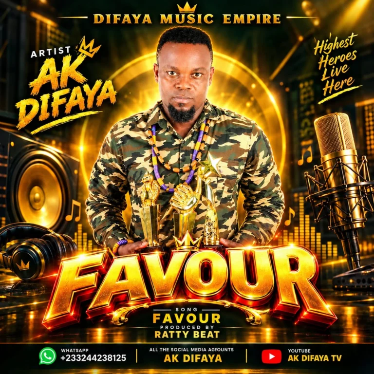 AK Difaya Releases “Favour” – Listen & Download Mp3