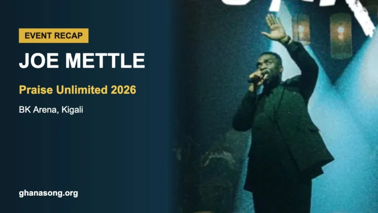 Joe Mettle Ministers at Praise Unlimited 2026 in Kigali: Highlights From BK Arena