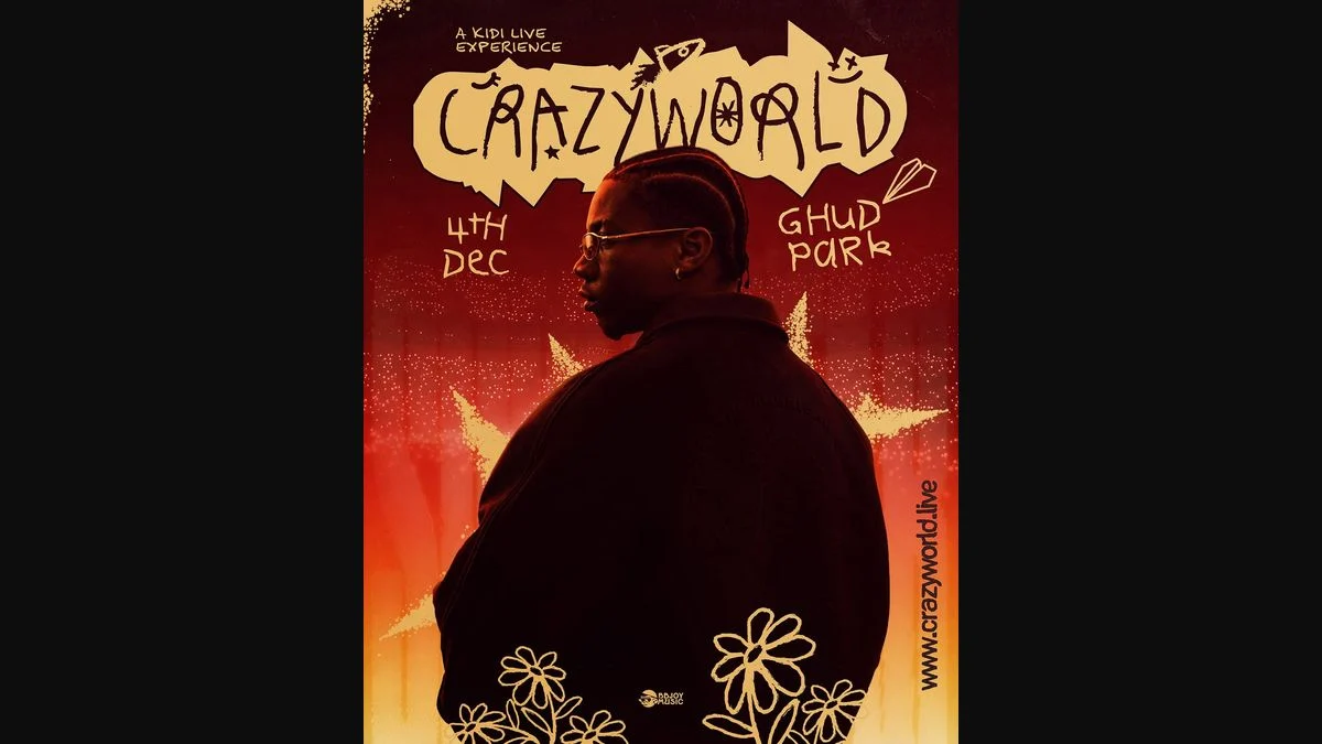 KiDi Announces ‘Crazy World’ Concert at Ghud Park, Early Bird Tickets Out