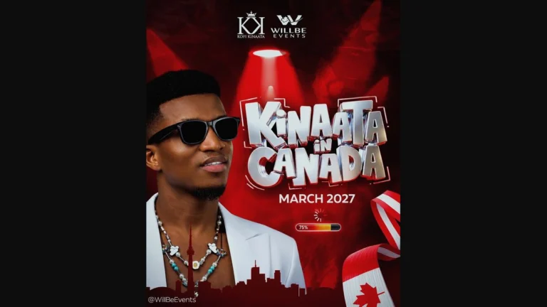 Kofi Kinaata Announces ‘Kinaata in Canada’ for Ghana’s 70th Independence Anniversary