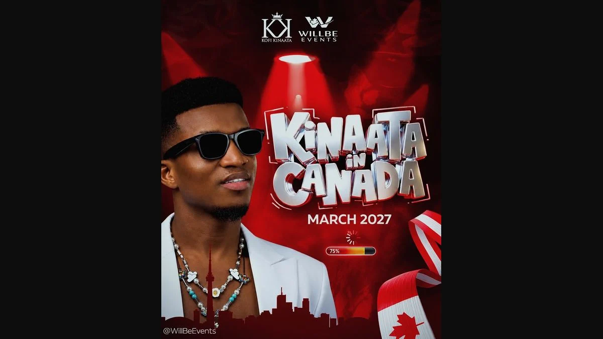 Kofi Kinaata Announces ‘Kinaata in Canada’ for Ghana’s 70th Independence Anniversary
