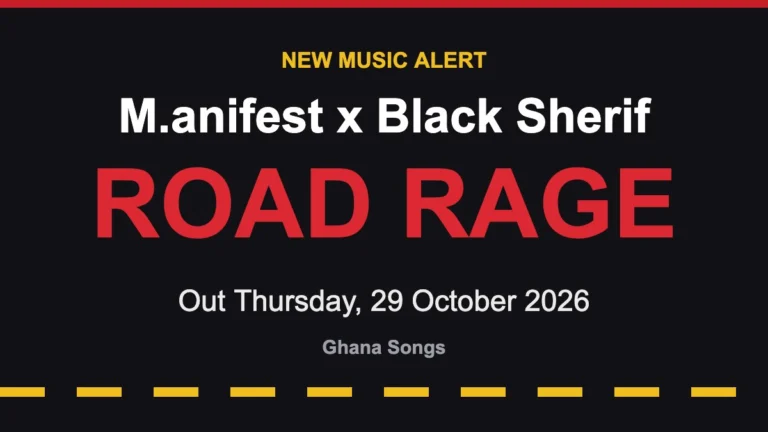 M.anifest and Black Sherif Team Up on New Single, Out This Thursday