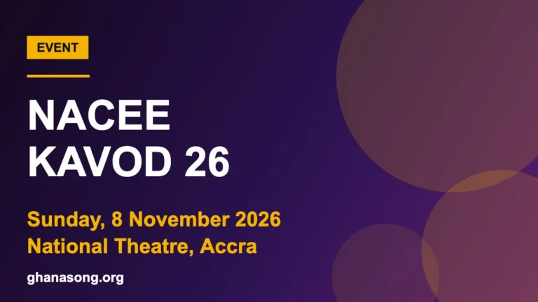 Nacee Announces KAVOD 26 at the National Theatre