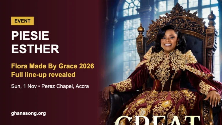 Flora Made By Grace 2026: Piesie Esther Reveals Full Accra Line-Up