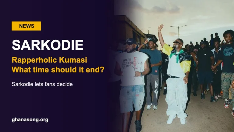 Sarkodie Asks Fans What Time Rapperholic Kumasi Should End